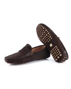 Mocassins en daim Sadok marron