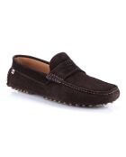 Mocassins en daim Sadok marron