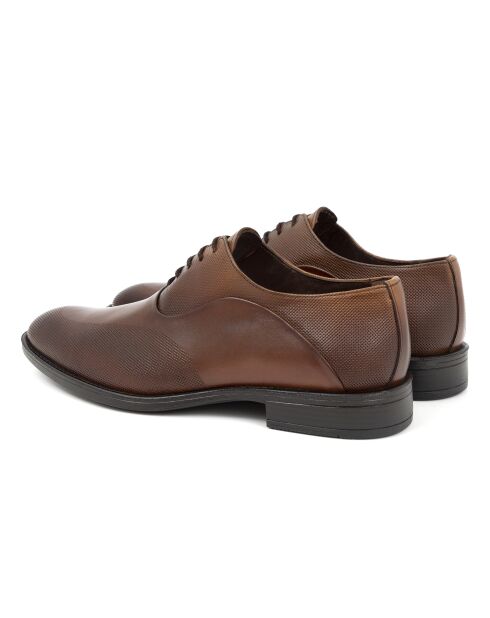 Chaussures Oxford 100 % cuir Chaptor marron clair