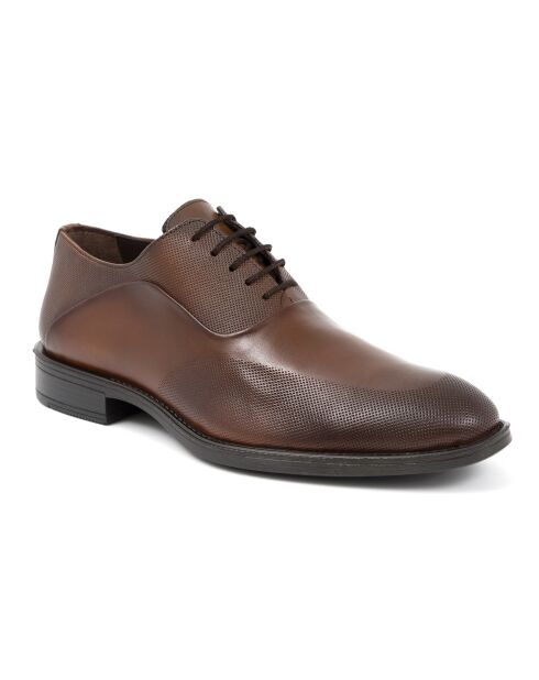Chaussures Oxford 100 % cuir Chaptor marron clair