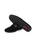 Solon instappers van zwart suède