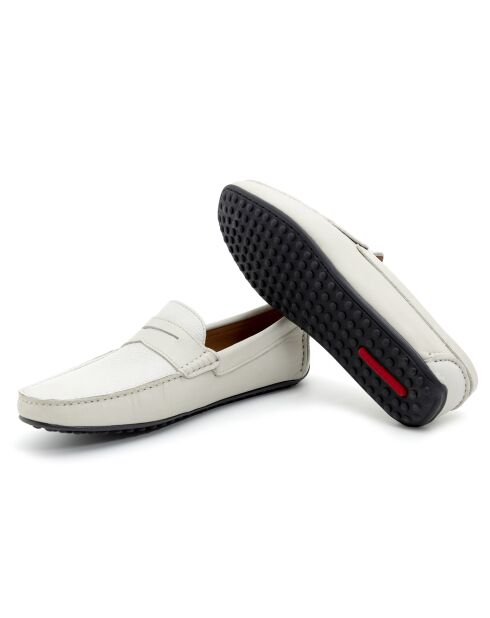 Mocassini Edel 100% bianchi