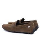 Semiz lichtbruine suède instappers