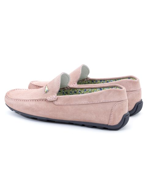 Mocasines de gamuza rosa Sopet