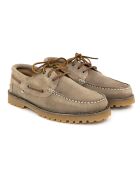 Scarpe da barca Suni in pelle scamosciata beige
