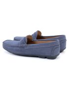 Mocasines de gamuza azul Sodel
