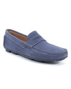 Mocasines de gamuza azul Sodel