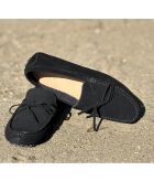 Itadot Patrof marineblauwe suède instappers