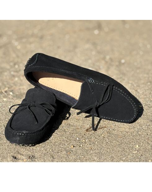 Itadot Patrof marineblauwe suède instappers