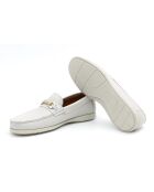 Scarpe da barca Eder bianche 100% pelle