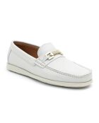 Scarpe da barca Eder bianche 100% pelle