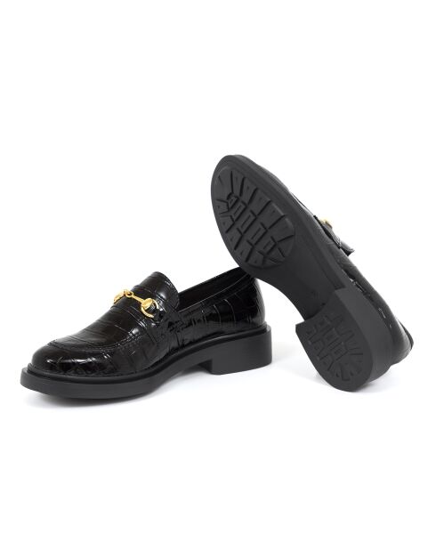 Mocassins 100 % cuir Dicrock noirs
