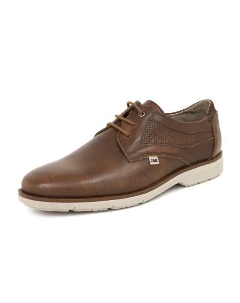 Derbies 100 % cuir Deber marron clair