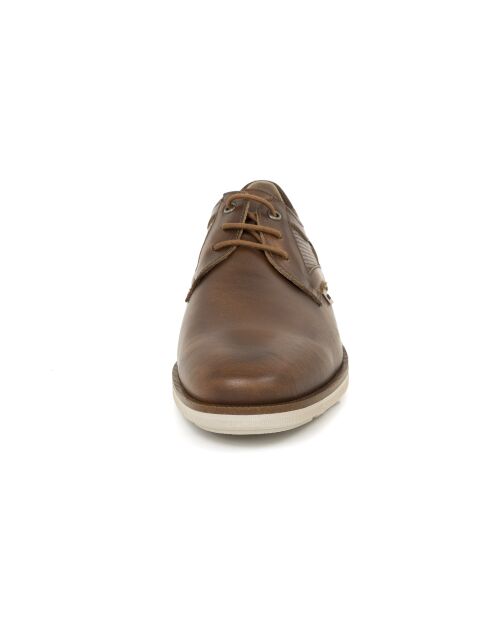 Derbies 100 % cuir Deber marron clair