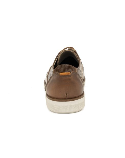 Derbies 100 % cuir Deber marron clair