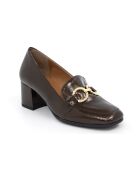 Ballerines 100 % cuir Chelin bronze