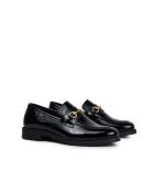 Mocassins 100 % cuir Lisaroc noirs