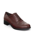 Mocassins 100 % cuir Milade bordeaux