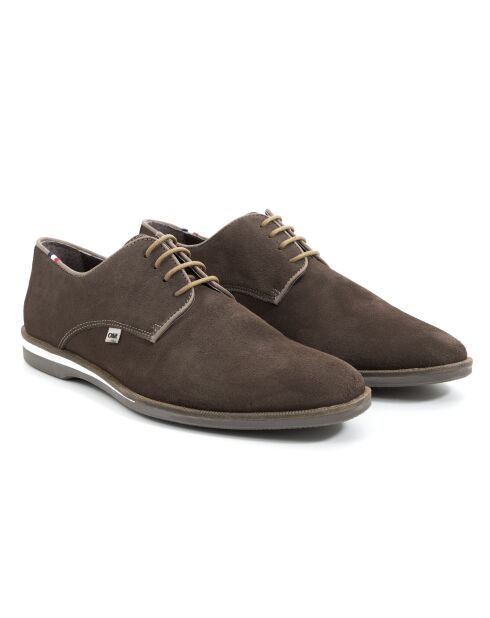 Derbies en daim Samuka taupe