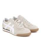 Baskets en cuir et en daim Chic dorées