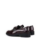 Mocassins 100 % cuir Bilaroc bordeaux