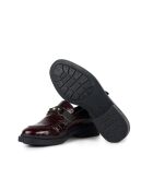 Mocassins 100 % cuir Bilaroc bordeaux