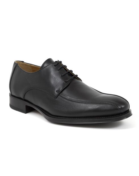 Derbies 100 % cuir Milox noires