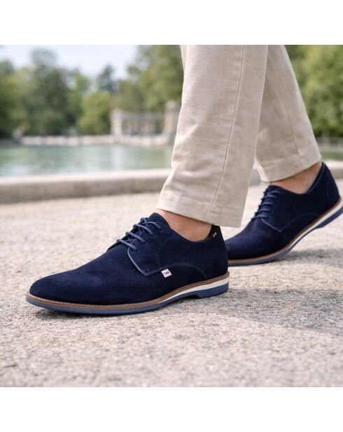 Derbies en daim Samuka bleu marine