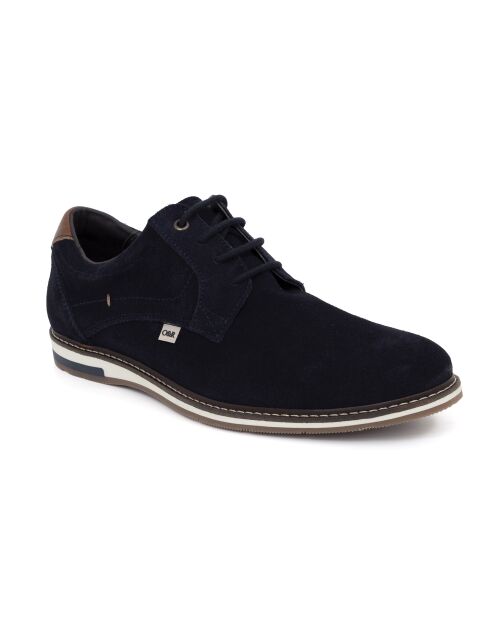 Derbies en daim Somak bleu marine