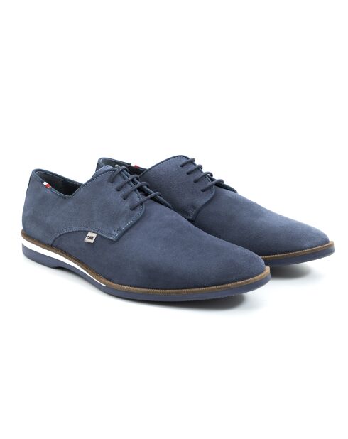 Derbies en daim Samuka bleu jean