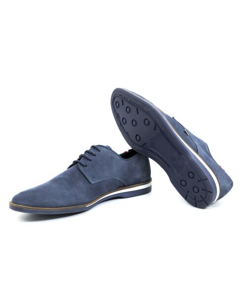 Derbies en daim Samuka bleu jean