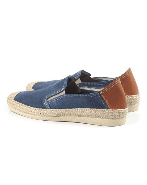 Espadrilles en daim Salid bleu jean
