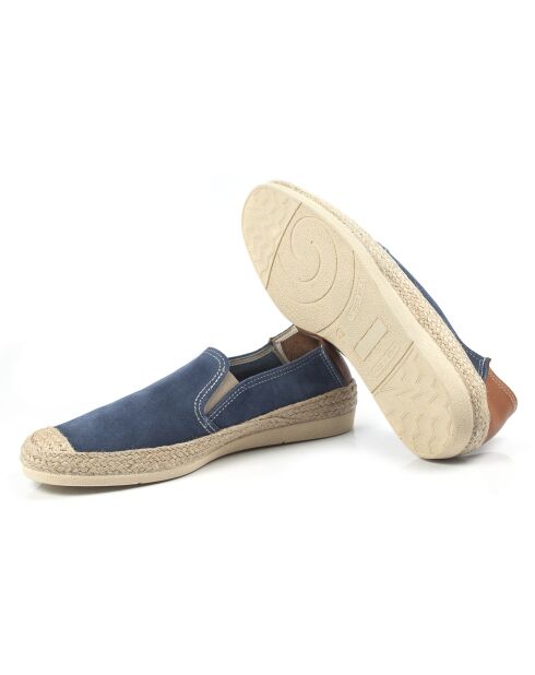 Espadrilles en daim Salid bleu jean