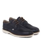 Derbies 100 % cuir Denis bleu marine