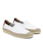 Espadrilles 100 % cuir Valin blanches