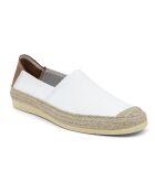 Espadrilles 100 % cuir Valin blanches