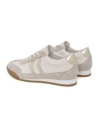 Baskets en cuir et en daim Noa beige