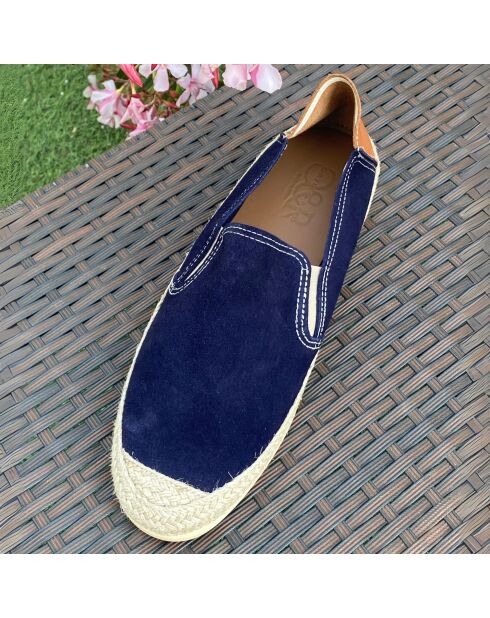 Espadrilles en daim Salid bleues