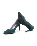 Escarpins en daim Doly verts