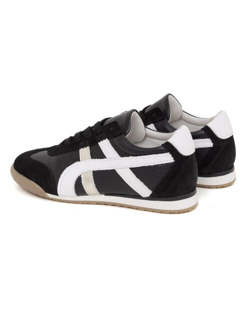 Baskets 100 % cuir Chic noires