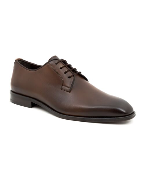 Derbies 100 % cuir Nurby marron