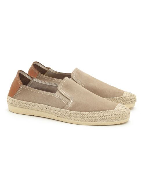Espadrilles en daim Salid beige