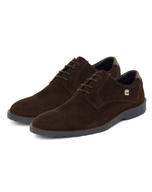 Derbies en daim Suber marron