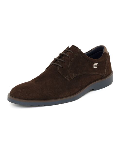 Derbies en daim Suber marron