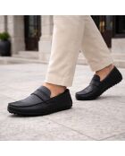 Loafars van 100% zwart Mocbafaz-leer