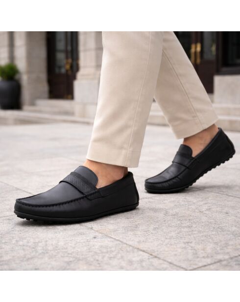 Loafars van 100% zwart Mocbafaz-leer