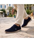 Derbies en daim Somak bleu marine