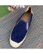 Espadrilles en daim Salid bleues