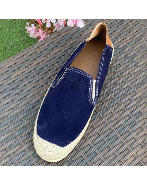 Espadrilles en daim Salid bleues