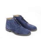 Boots en daim Samuk bleues